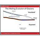 the Melting Evolution of Glaciers