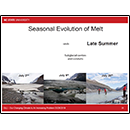 Seasonal Evolution of Melt, Late Summer