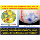 In the Antarctic (90% of the World"s Ice), What Ice Sheet is the Most Vulnerable to Global Warming?