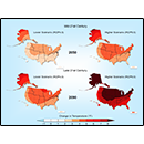 Different Models of Mid-21<sup>st</sup> Century Temperature Change